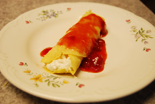 Strawberry Cream Crepes